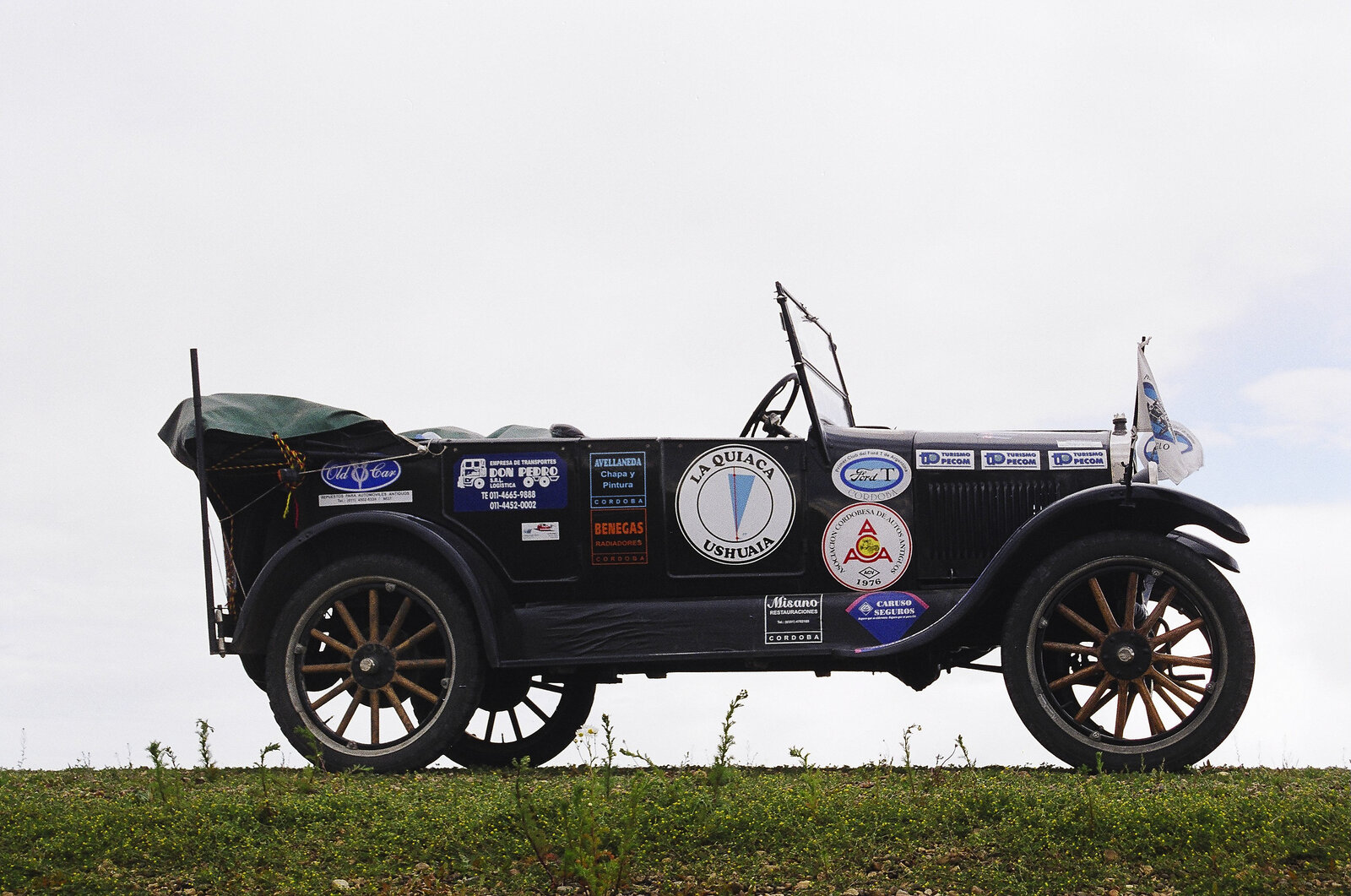 Ford T Touring 1926, El Caminante, listo para el raid La Quiaca-Ushuaia