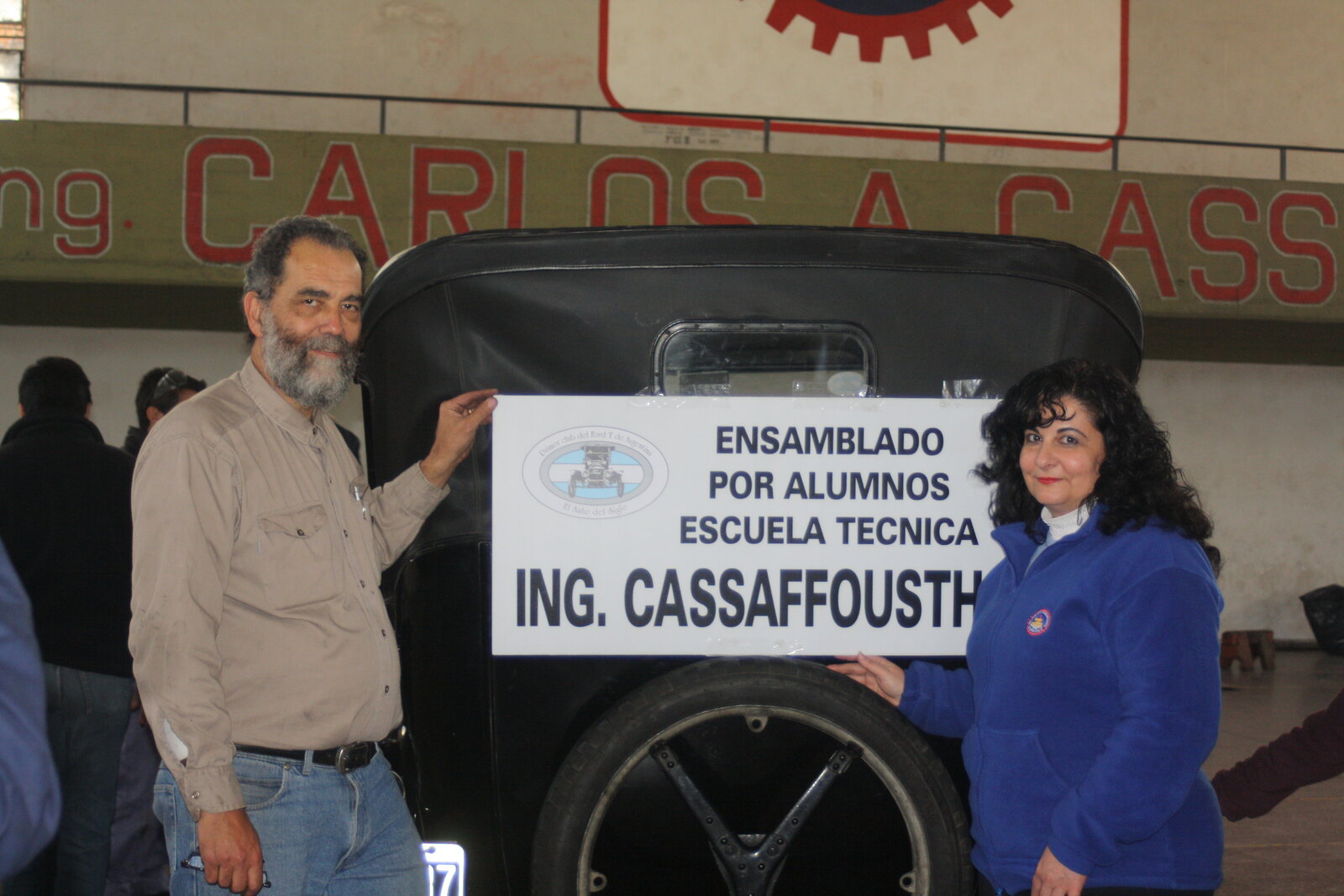 Placa Ensamblado por alumnos de la Escuela Técnica Ing. Cassaffousth
